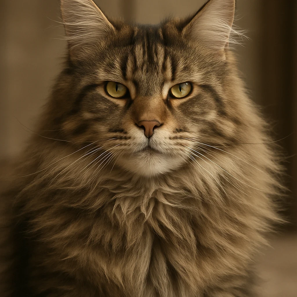 Czy kot maine coon jest agresywny?